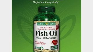 Nature's Bounty Fish Oil 1400 mg 130 Softgels (Pack of 4)