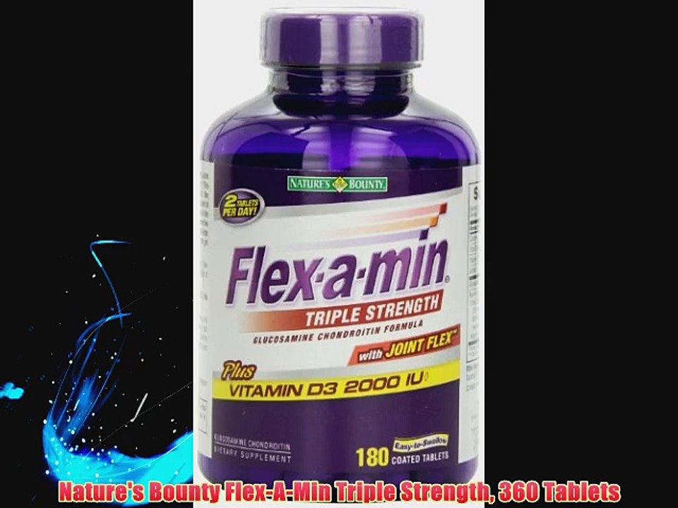 Nature's Bounty Flex-A-Min Triple Strength 360 Tablets
