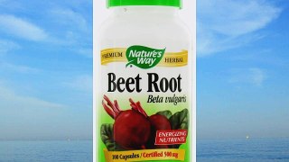 Nature's Way Beet Root Powder Capsules 500 mg 600 Capsules