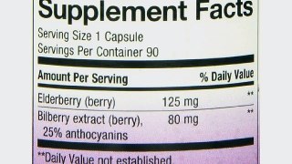 Nature's Way Bilberry 90 Capsules (Pack of 3)