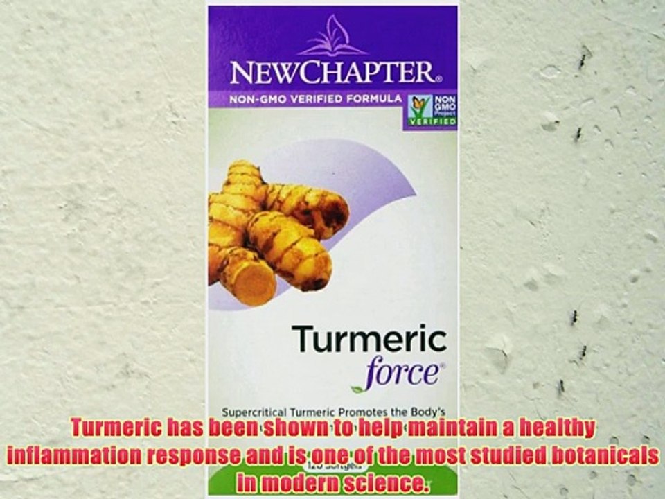New Chapter Turmeric Force Softgels 120 Count (Pack of 3)