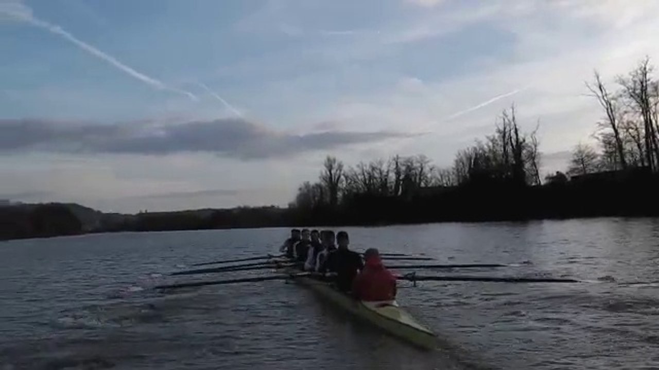 Le huit fédéral en stage à Temple-sur-Lot - Fevrier 2015