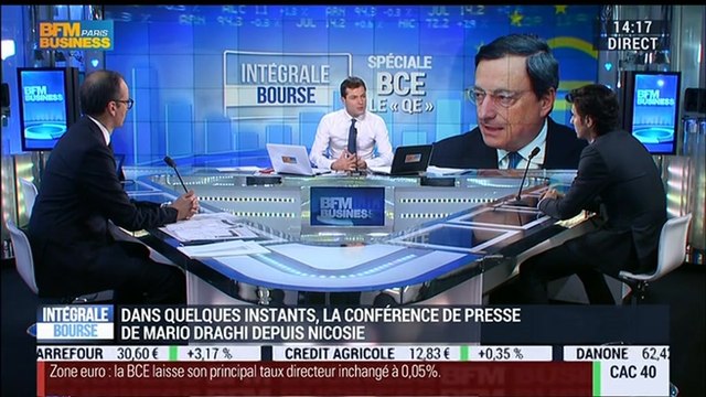 La BCE publie ses prévisions de croissance et d'inflation pour la zone euro: Thierry Sarles, Frederik Ducrozet et Benaouda Abdeddaïm - 05/03