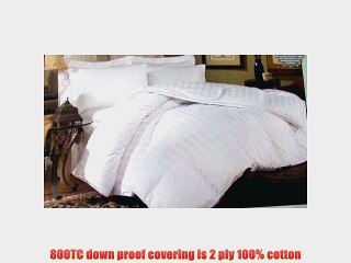 800TC Hungarian Goose Down KING Comforter By MARRIKAS