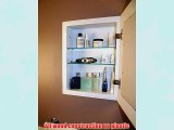 The Regular White Concealed Cabinet -- a Recessed Mirrorless Medicine Cabinet with a Picture