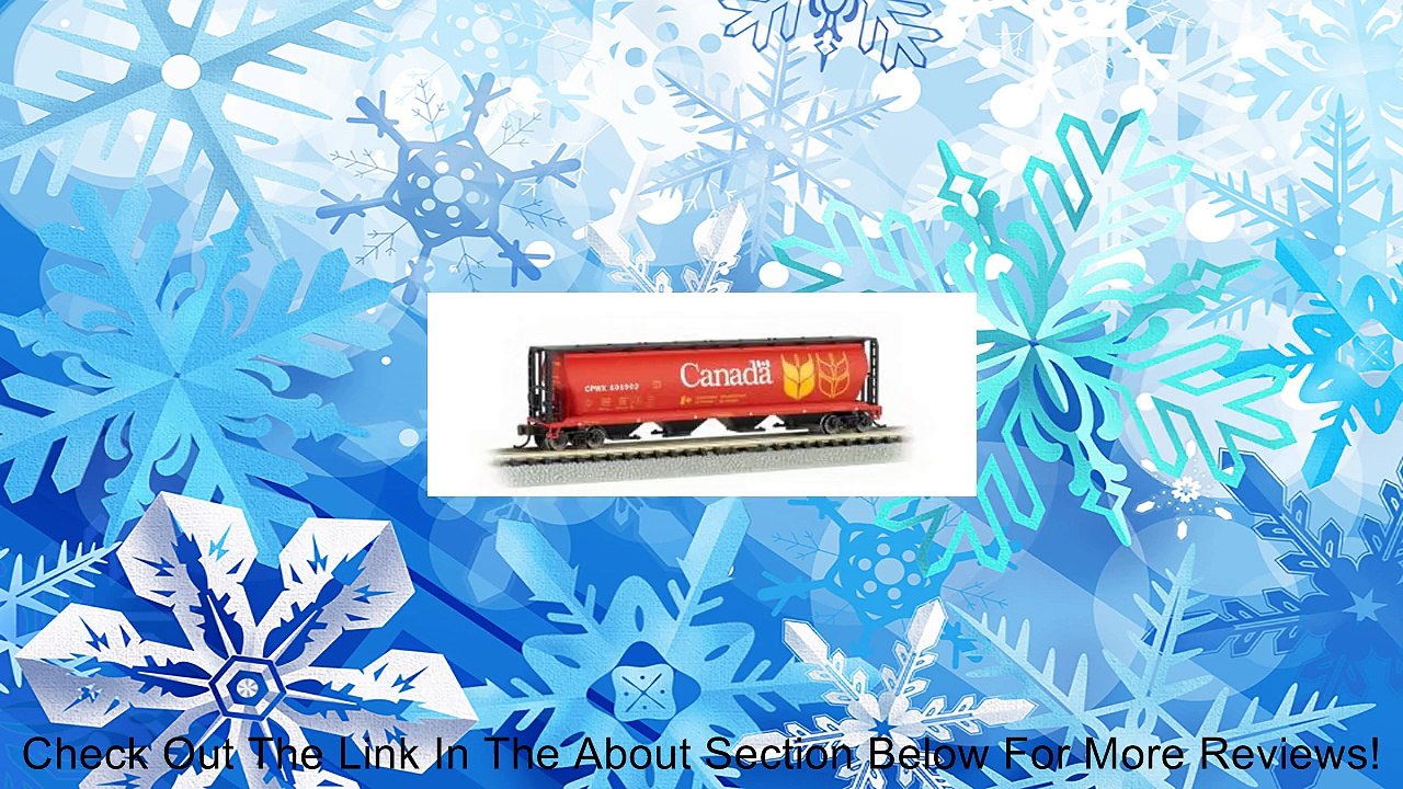 Bachmann Industries Inc. Canadian 4-Bay Cylindrical Grain Hopper Canada Grain - N Scale Review