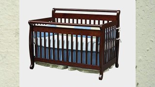 DaVinci Emily 4-in-1 Convertible Wood Baby Cherry Crib Set w/ Toddler Rail