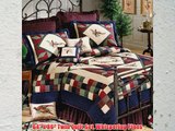 64 x 86 Twin Quilt Set Whispering Pines