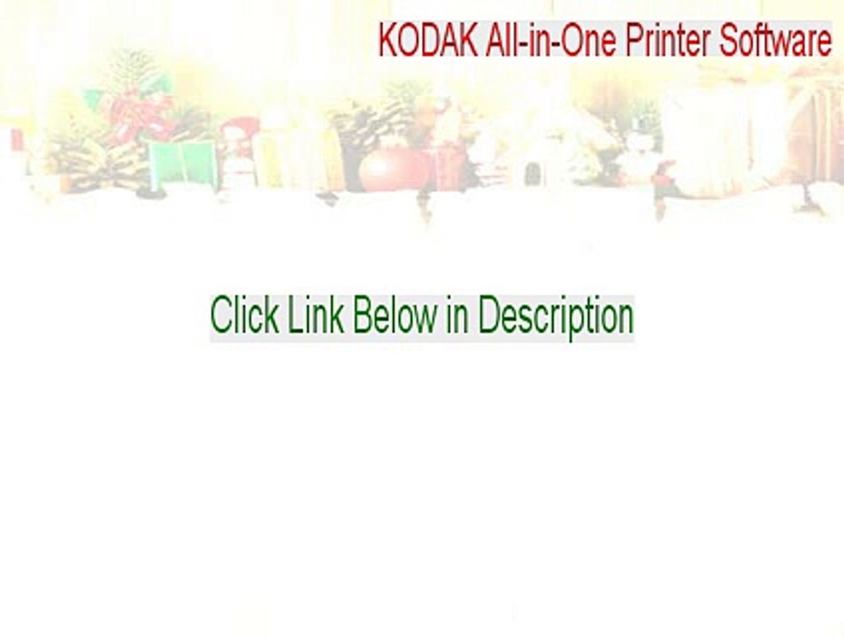KODAK All-in-One Printer Software Key Gen [Free Download]