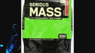 Optimum Nutrition Serious Mass Drink Strawberry (24 Pounds)