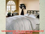 650fp 8 Pieces Egyptian Cotton Full Size (Double bed) Goose Down Comforter Bed in a Bag Set