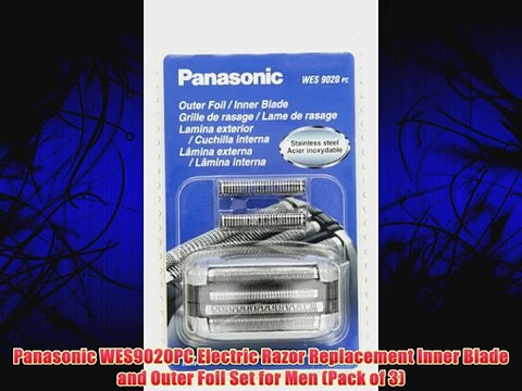 Panasonic WES9020PC Electric Razor Replacement Inner Blade and Outer Foil Set for Men (Pack