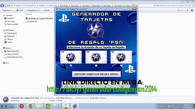 Generador de codigos psn 2015 sin encuestas funciona