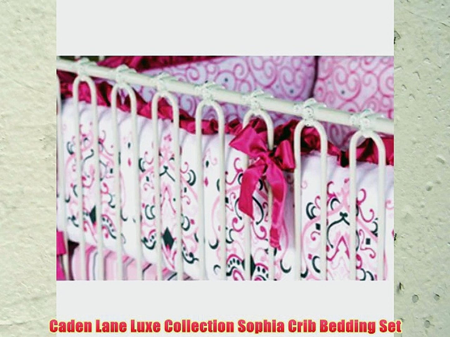 Caden Lane Luxe Collection Sophia Crib Bedding Set Video Dailymotion