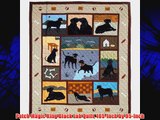 Patch Magic King Black Lab Quilt 105-Inch by 95-Inch