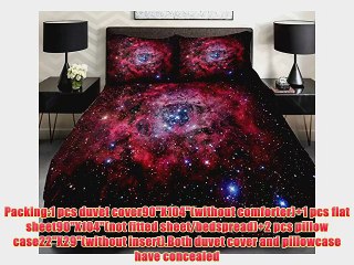 Anlye Galaxy Quilt Cover Galaxy Duvet Cover Galaxy Sheets Space Sheets Outer Space Bedding