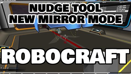 Robocraft - DOTM HOTFIX #2 - Nudge tool and new mirror tool explained