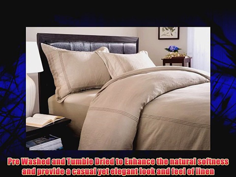 Roxbury Park Baratto Linen Duvet Set King Prairie