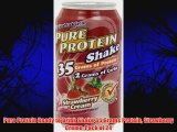 Pure Protein Ready to Drink Shake 35 Grams Protein Strawberry Creme Pack of 24