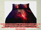 Anlye Nebula Bedding Set 2 Sides Printing Galaxy Quilt Cover Nebula Bed Sheets with 2 Matching