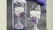 Toasting Flute Butterfly design candle favors - 72 count