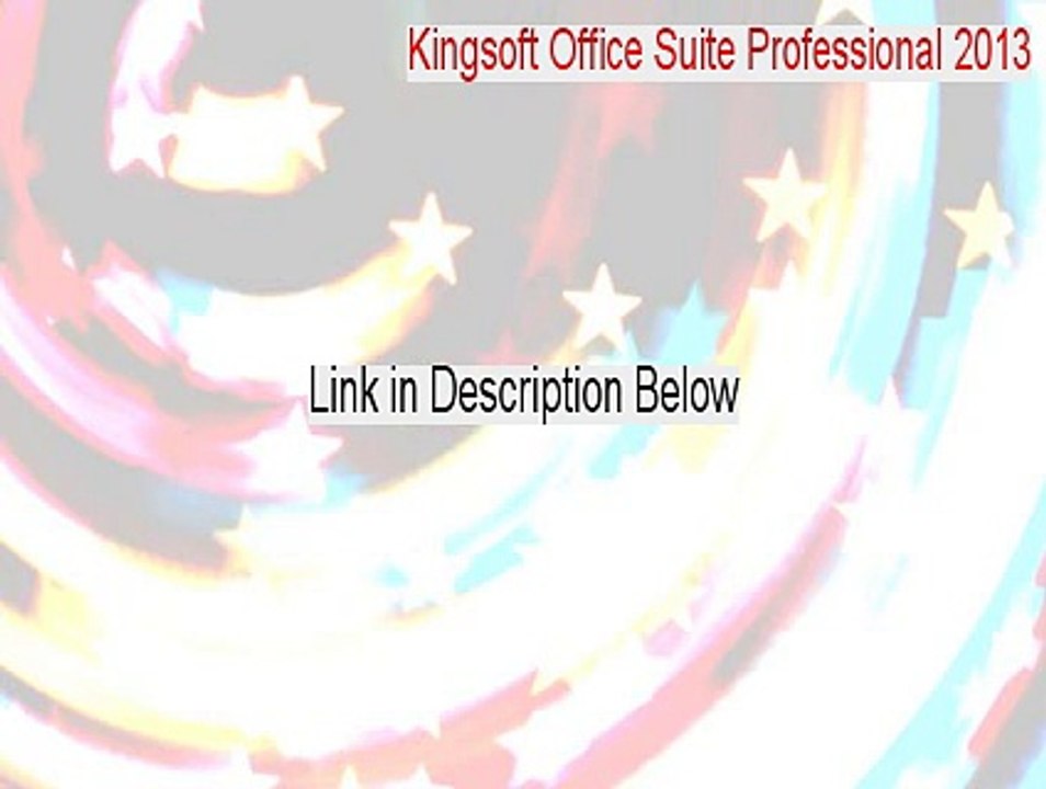 Kingsoft Office Suite Professional 2013 Full (Legit Download)