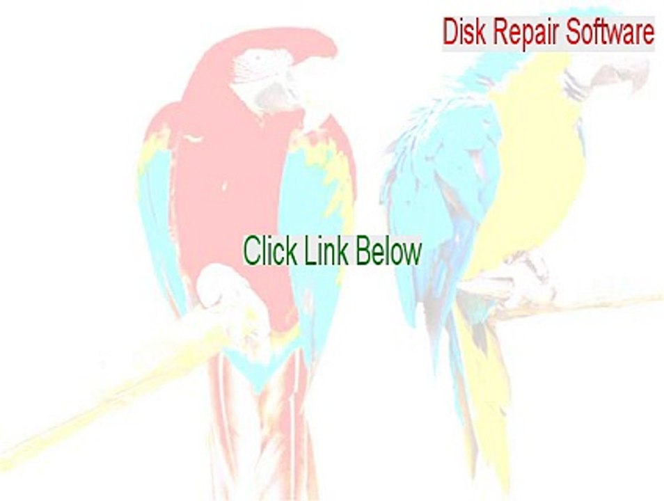 Disk Repair Software Free Download (Download Here 2015)