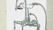 Kingston Brass CC8T1 Vintage Leg Tub Filler with Hand Shower Polished Chrome