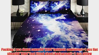 Anlye Galaxy Duvet Cover Galaxy Teen Bedding Galaxy Sheets Space Sheets Girls Bedding Set Purple
