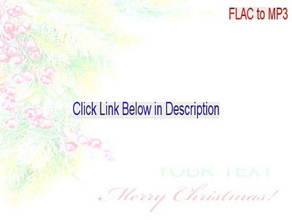 FLAC to MP3 Crack [flac to mp3 vlc 2015]