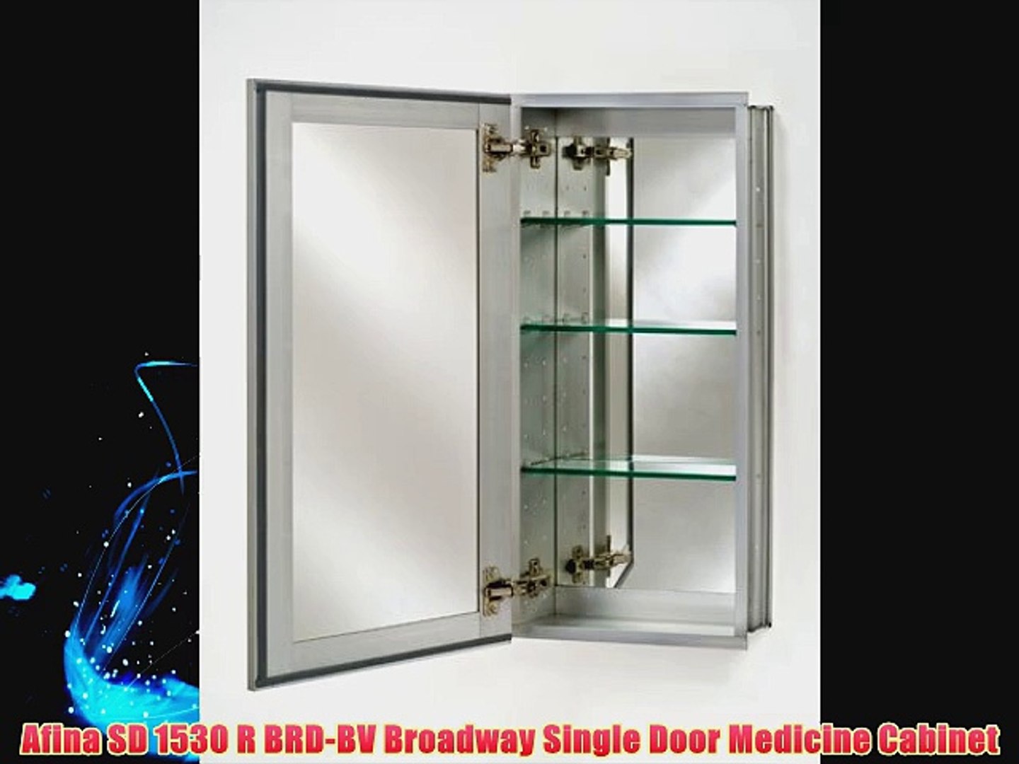 Afina Sd 1530 R Brd Bv Broadway Single Door Medicine Cabinet