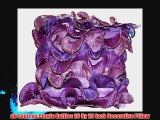 db Sources Purple Ruffles 20 By 20 Inch Decorative Pillow