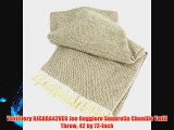 Textillery RJCARA42VEG Joe Ruggiero Sunbrella Chenille Twill Throw 42 by 72-Inch