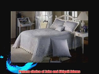 Abigail Adams Matelasse Bedspread - Full - Sage