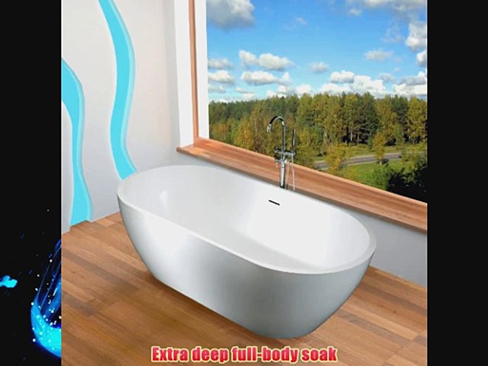 Aquatica PureScape 617B-M Freestanding AquaStone Bathtub