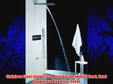 Stainless Steel Shower Set  Dual Action Shower Head Hand Shower and Tub Filler Spout