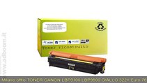 MILANO,    TONER CANON LBP9100 LBP9500,GIALLO,322Y EURO 76