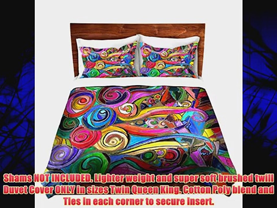 Duvet Cover Brushed Twill Twin Queen King from DiaNoche Designs by Maeve Wright Home Decor