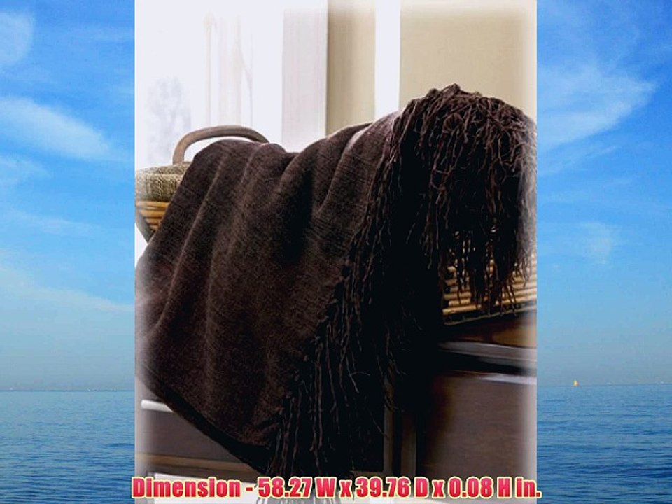 Espresso Set of 3 Throws