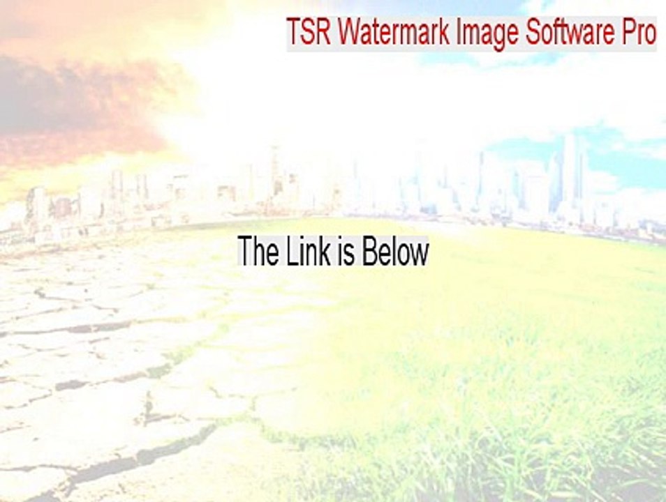 TSR Watermark Image Software Pro Download Free - Instant Download