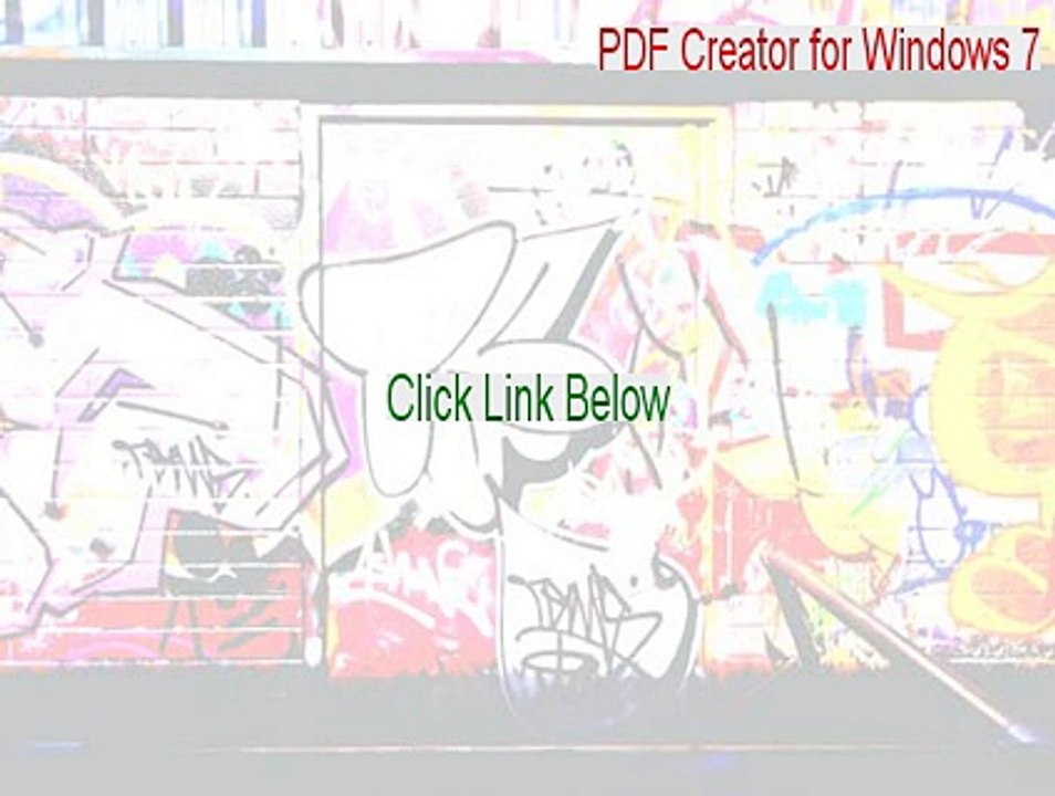 PDF Creator for Windows 7 Keygen [Download Here 2015]