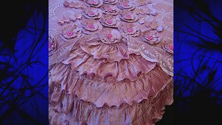 DaDa Bedding BM1227 5-Piece Blooming Comforter Set Queen Size Cherry Blossom Pink