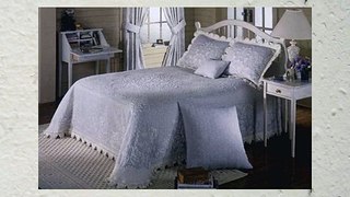 Abigail Adams Matelasse Bedspread - Queen - White