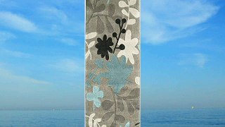Surya Cosmopolitan COS-8924 Contemporary Hand Tufted 100% Polyester Doe Skin 2'6 x 8' Floral
