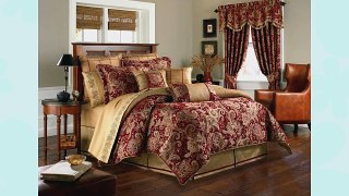 Croscill Home Fashions Mystique 4-Piece Comforter Set King Claret