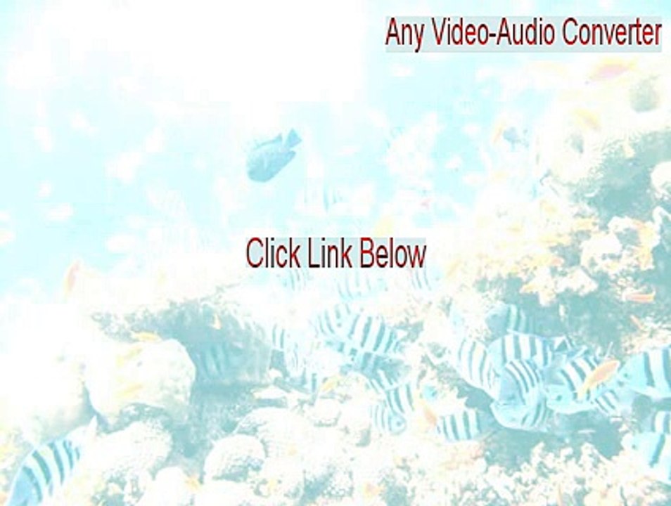 Any Video-Audio Converter Serial [Legit Download 2015]
