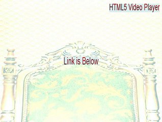 HTML5 Video Player Full [Download Here]