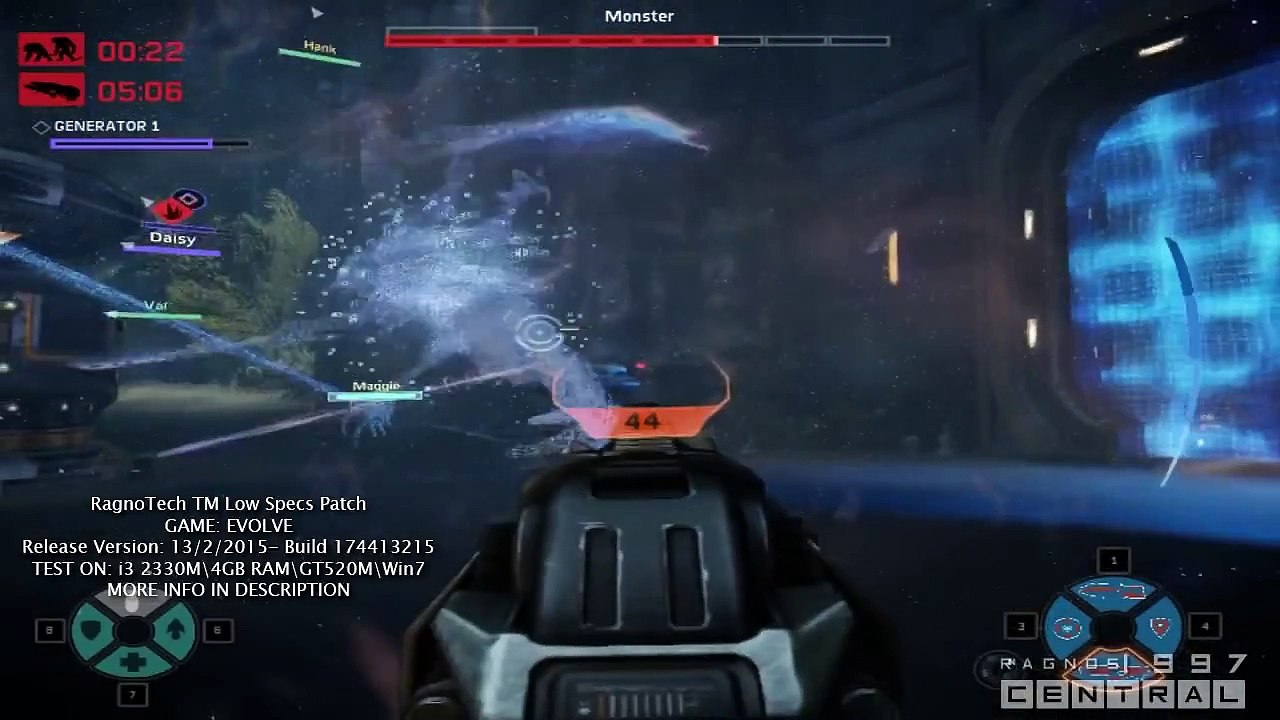 Evolve PC GAME 2015  Ragnos1997 Low Specs Patch Gameplay