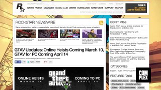 Grand Theft Auto V Finally Gets Online Heists Delayed Again for PC Users