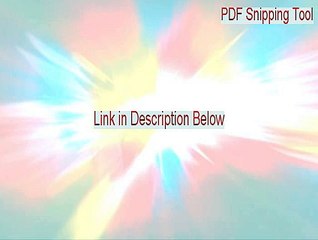 PDF Snipping Tool Download Free [Download Here 2015]
